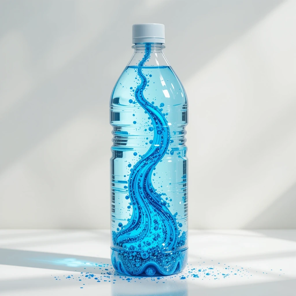 Blue Sensory Bottle Ocean