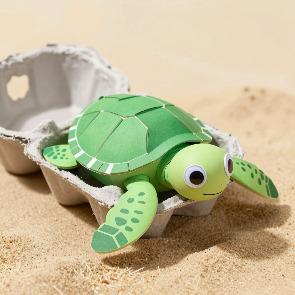 Egg Carton Sea Turtle
