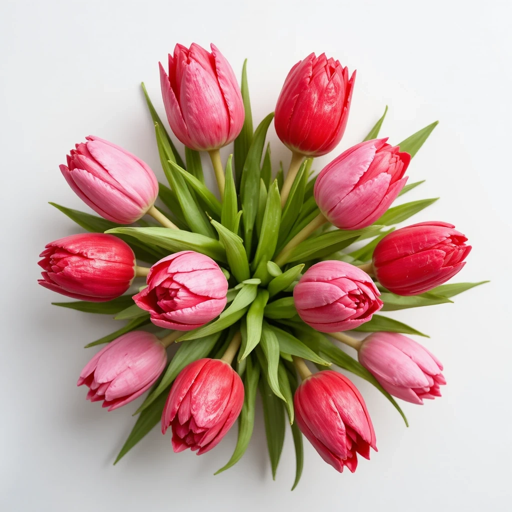 Egg Carton Tulips