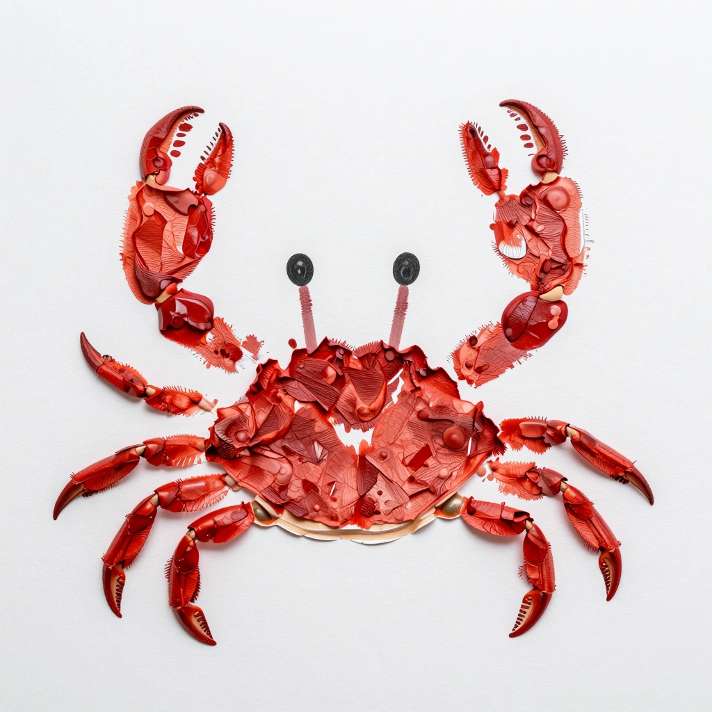Handprint Crab Art