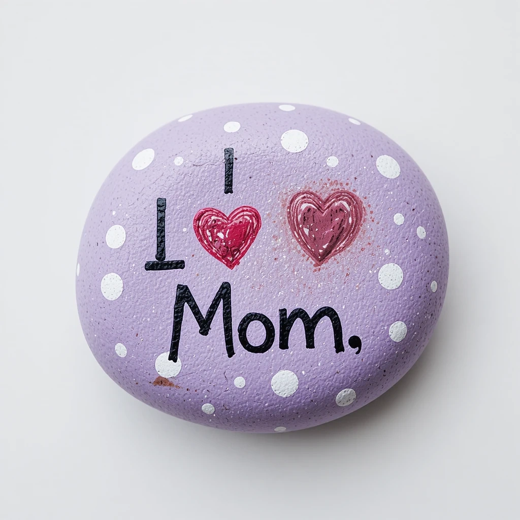Painted Rock Paperweight