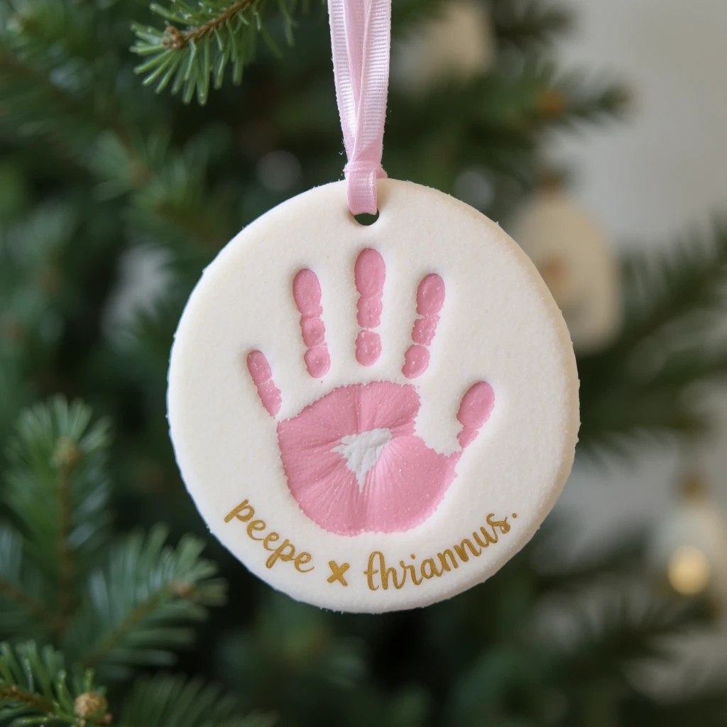Salt Dough Handprint Keepsake