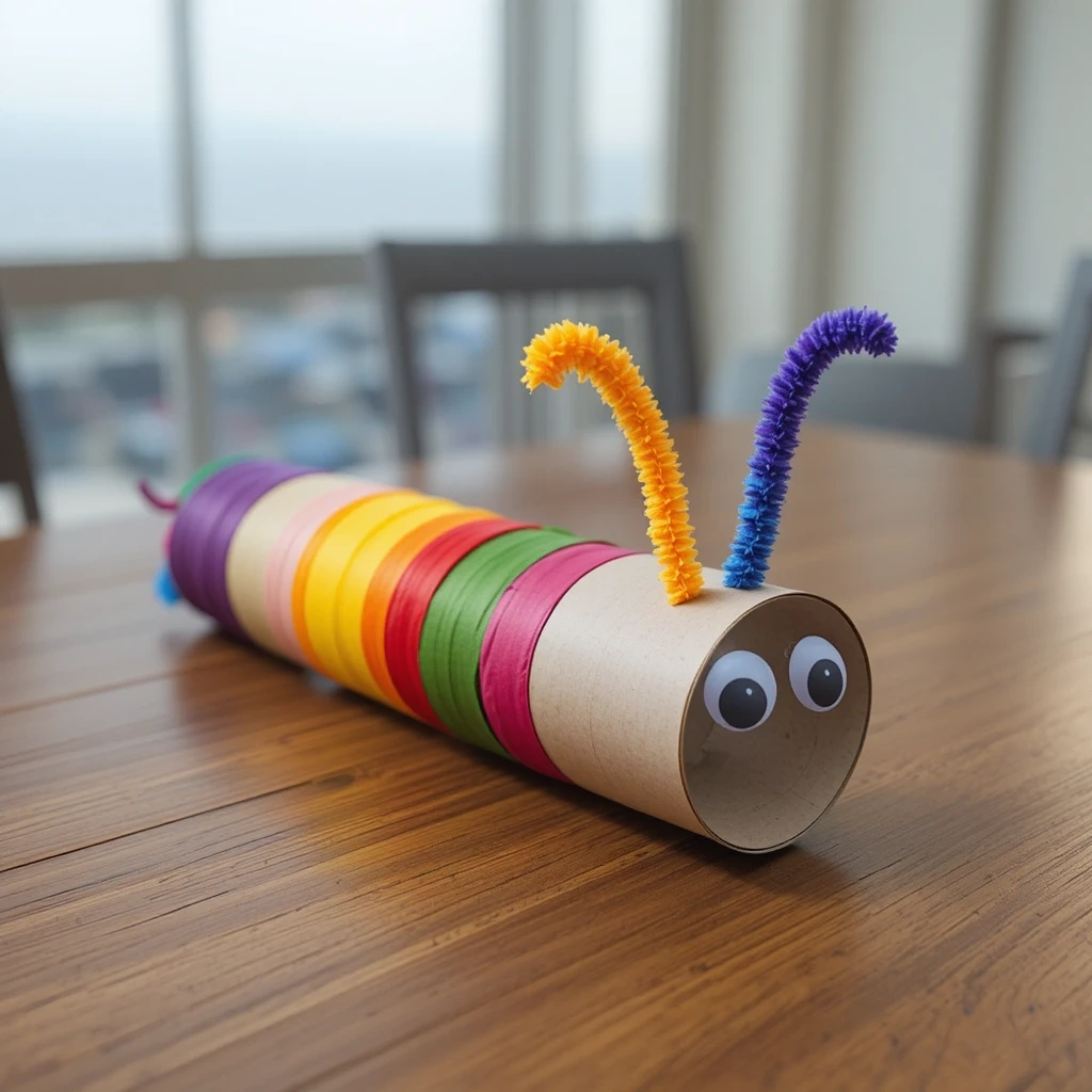 Toilet Roll Caterpillar