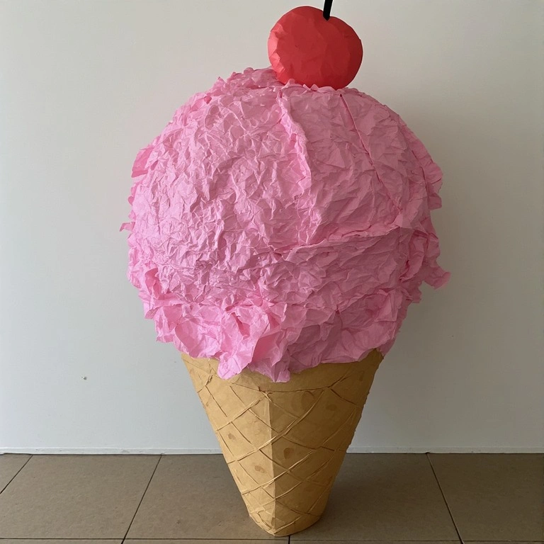 3D Cardboard Cone Decoration