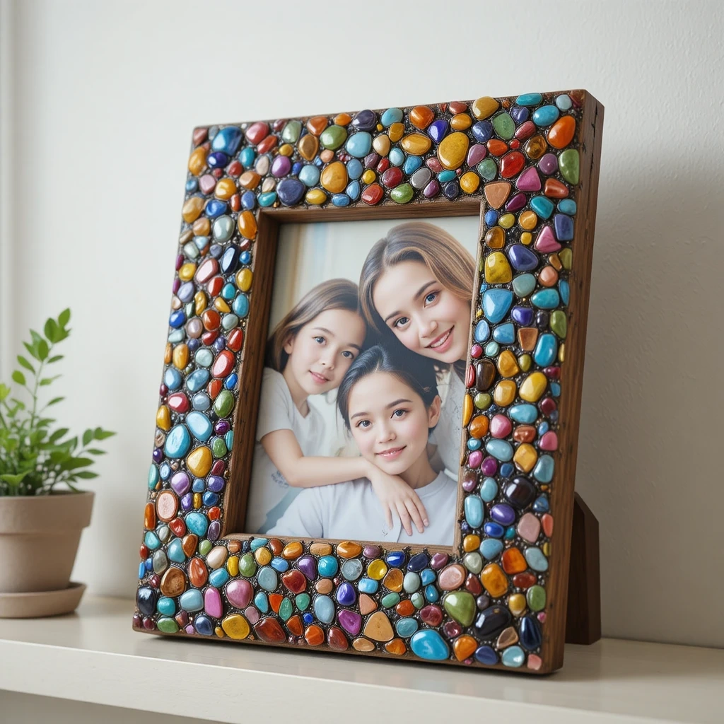 Beaded Picture Frame