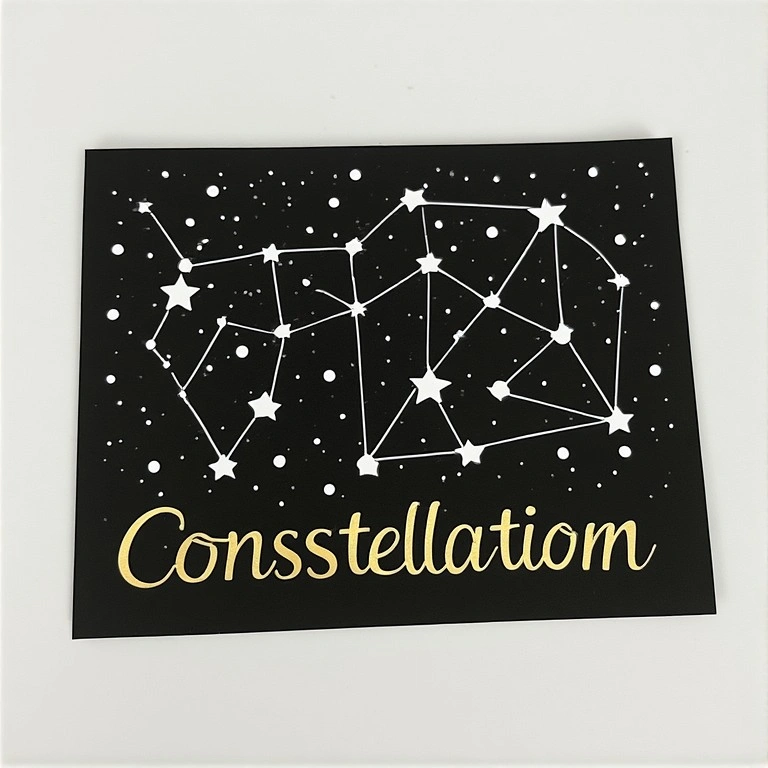 Black Paper Constellation Art