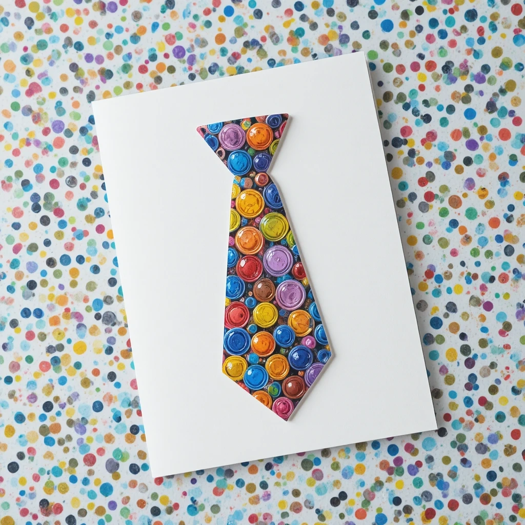 Bubble Wrap Printed Tie Artwork