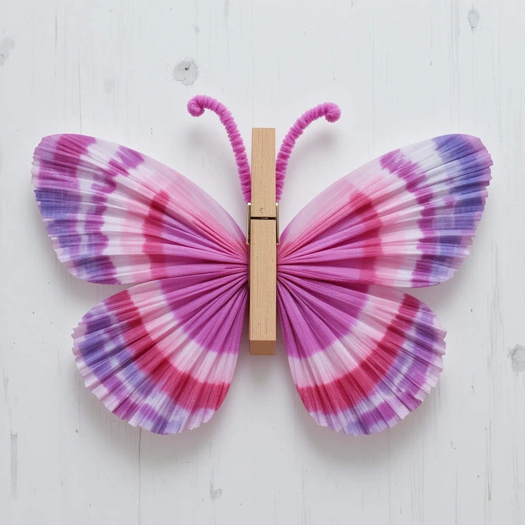 Butterfly Coffee Filter Craft