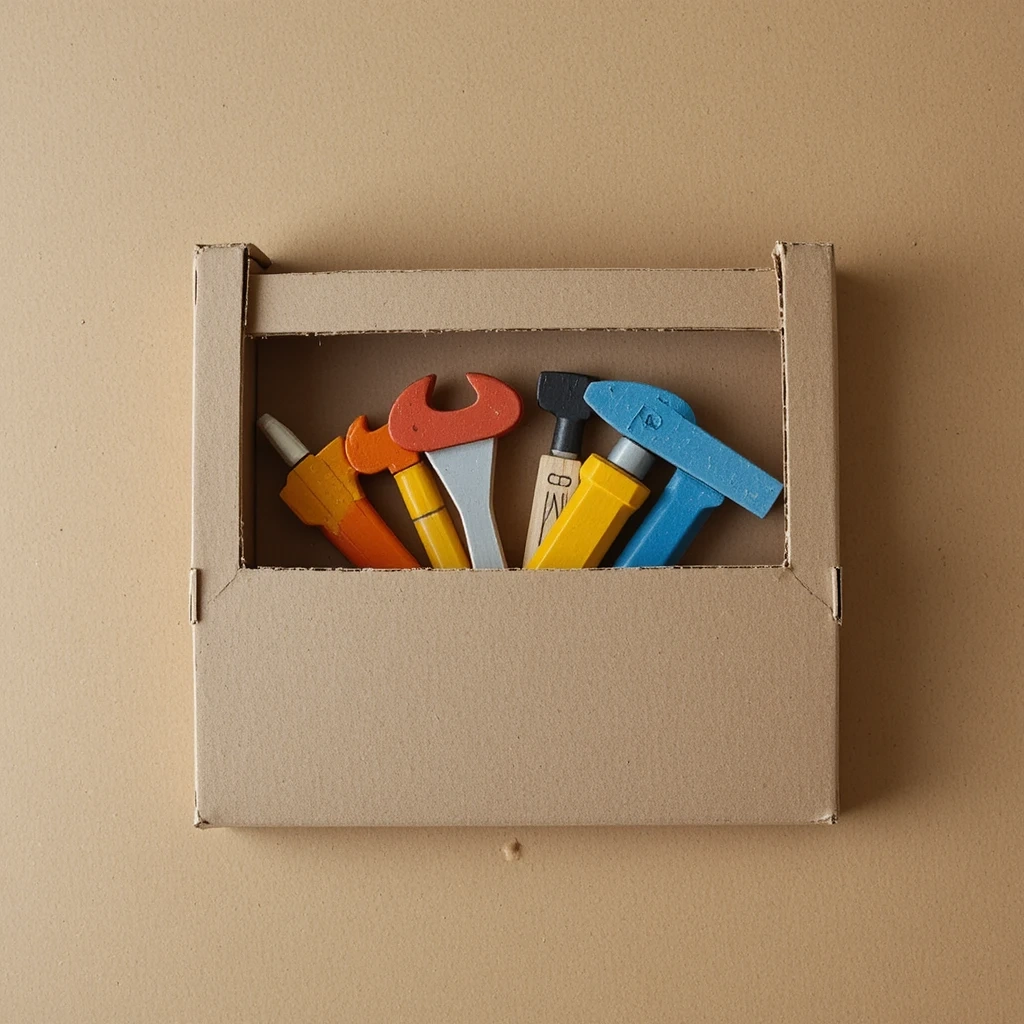 Cardboard Toolbox Card