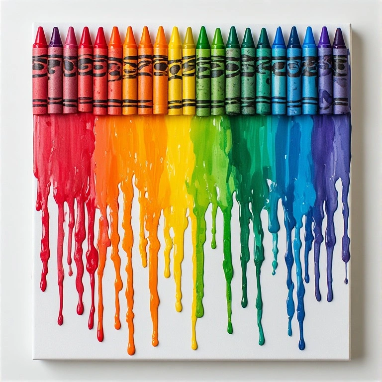 Crayon Name Art