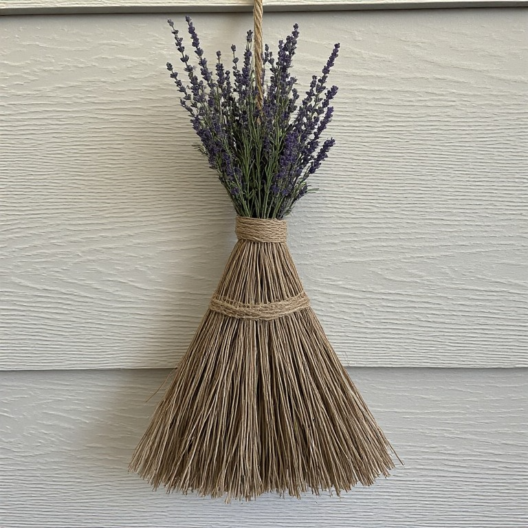 Dried Herb and Lavender Broom