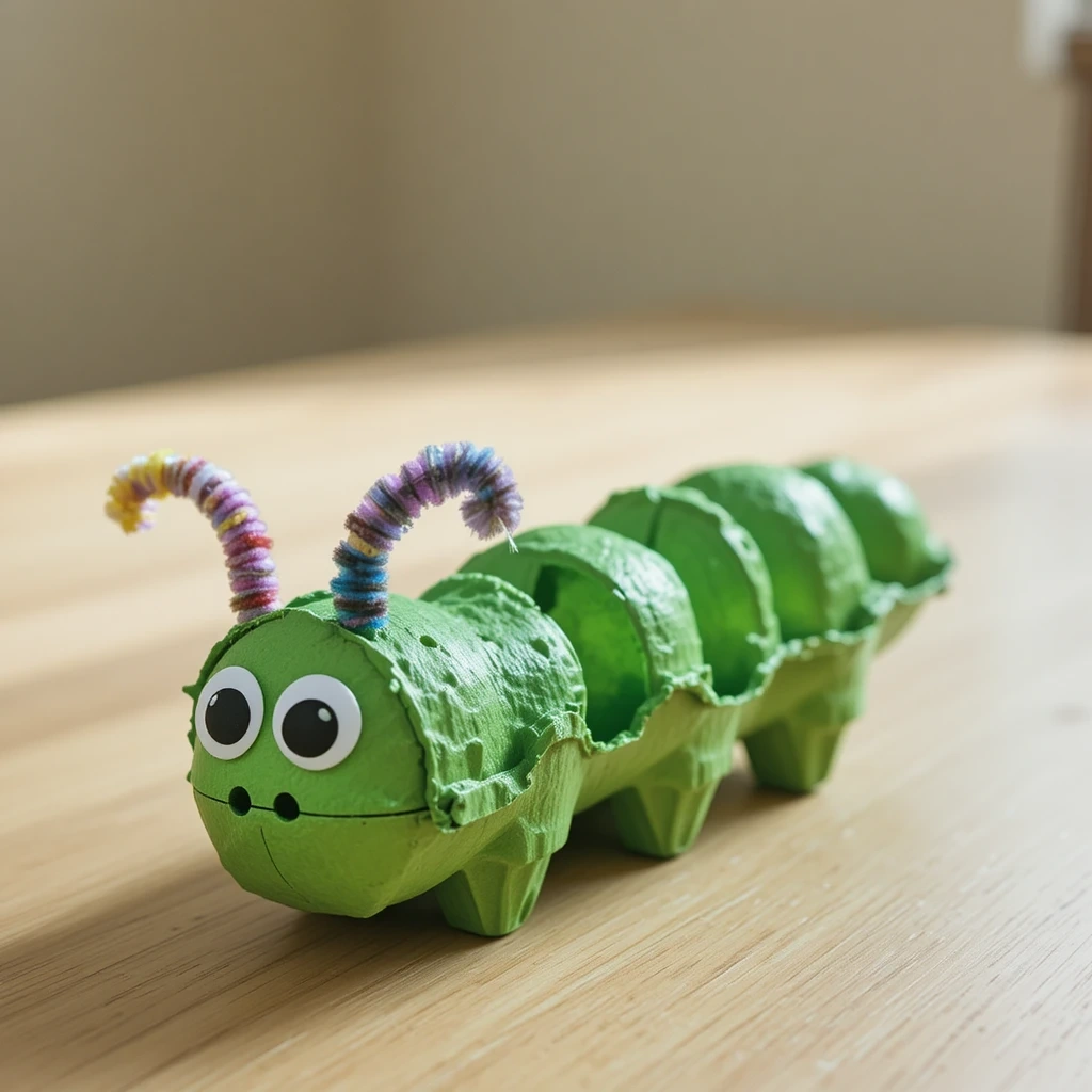 Egg Carton Caterpillar