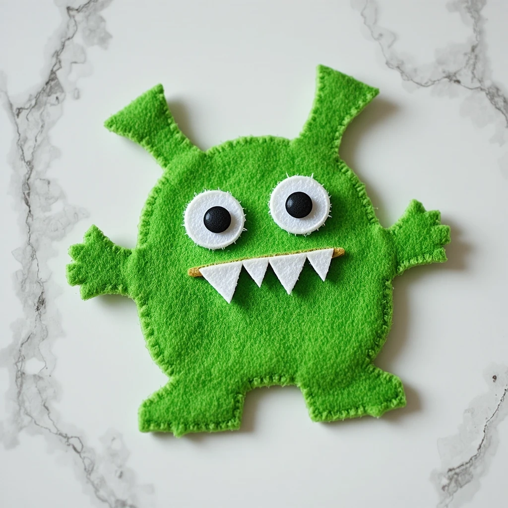 Felt Monster Bookmark