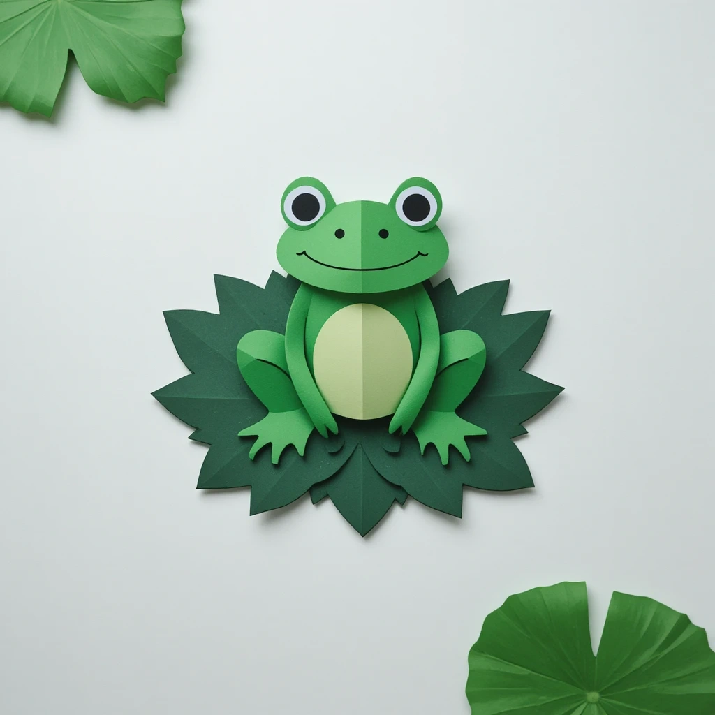 Frog on a Lily Pad