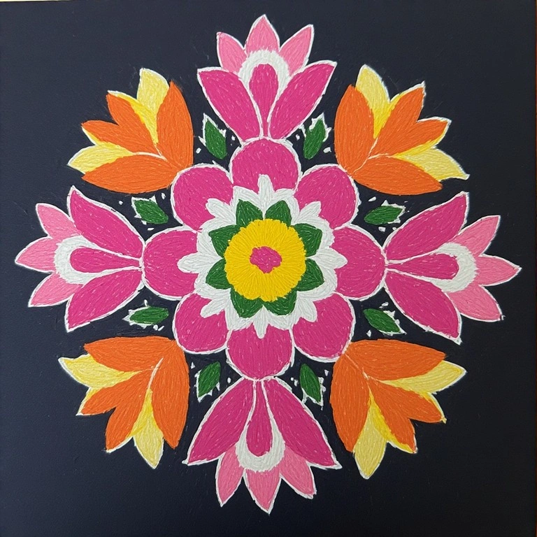 Indian Rangoli Art
