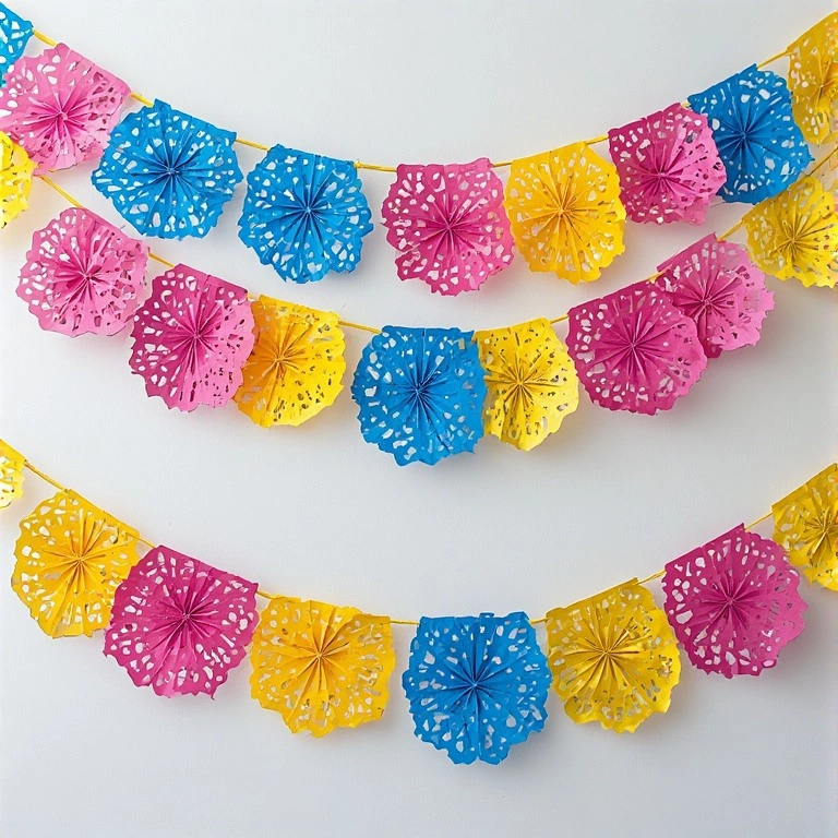 Mexican Papel Picado Banner