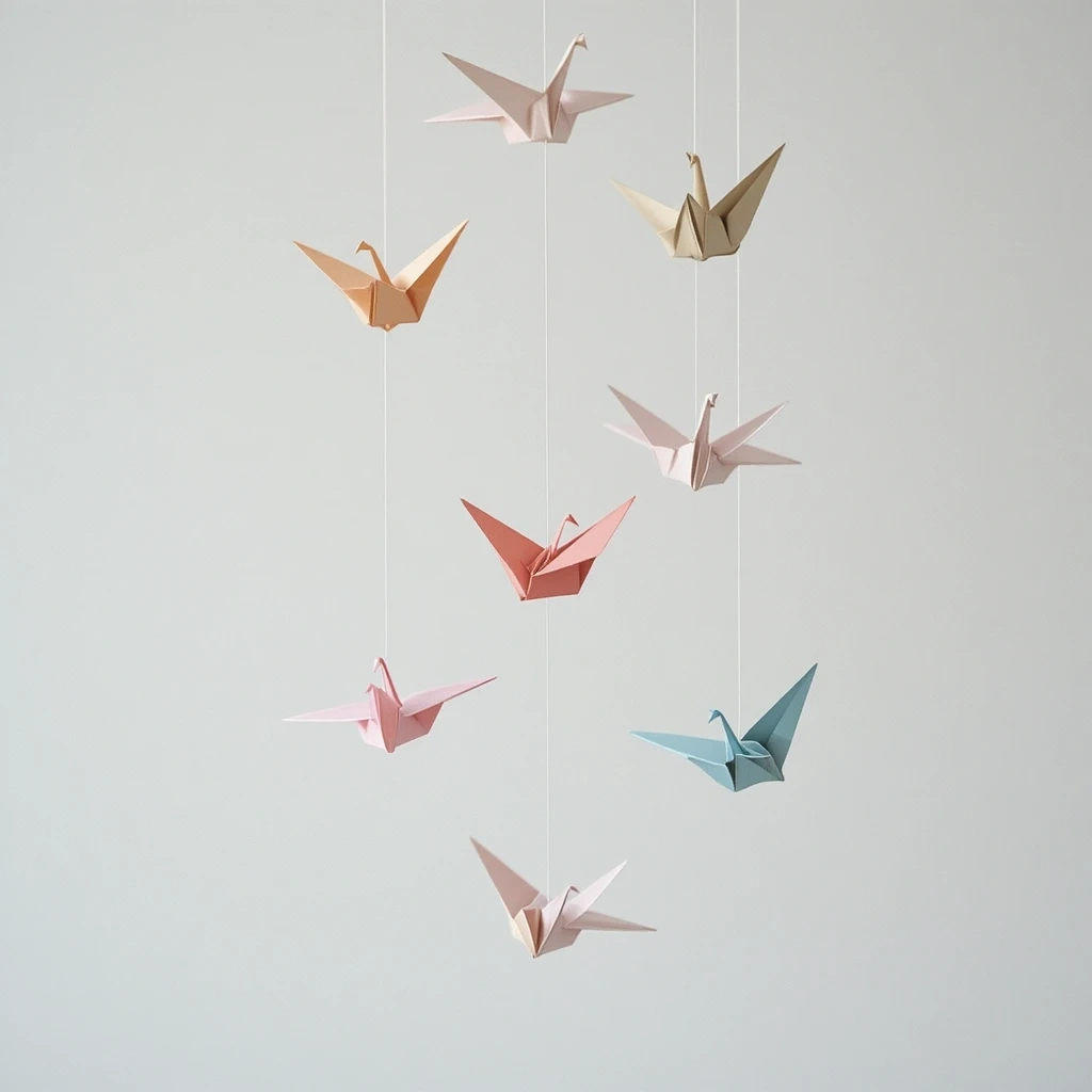 Origami Crane Mobile