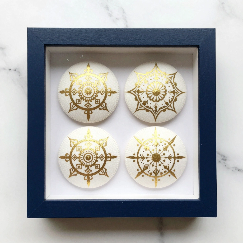 Painted Mandala Wall Art