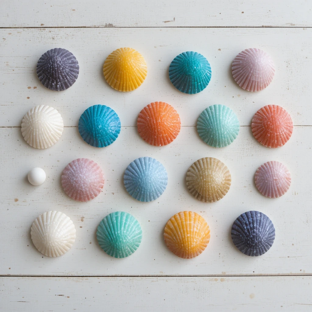 Painted Seashell Magnets