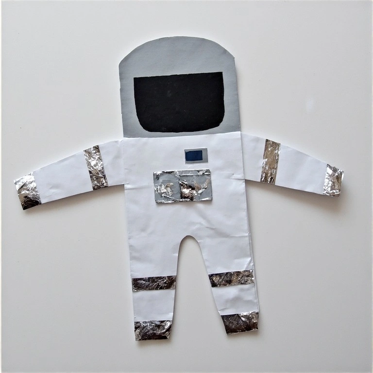 Paper Bag Astronaut Puppet