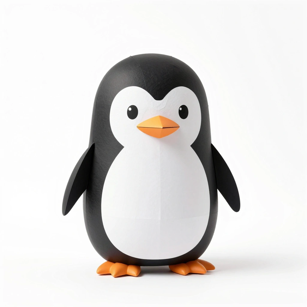 Paper Bag Penguin