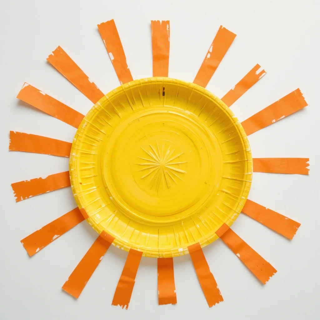 Paper Plate Sun Craft
