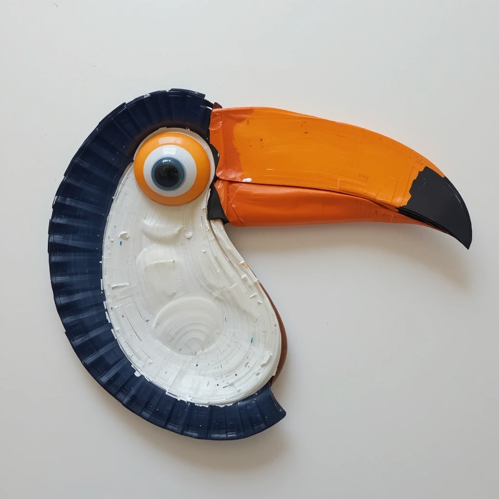Paper Plate Toucan