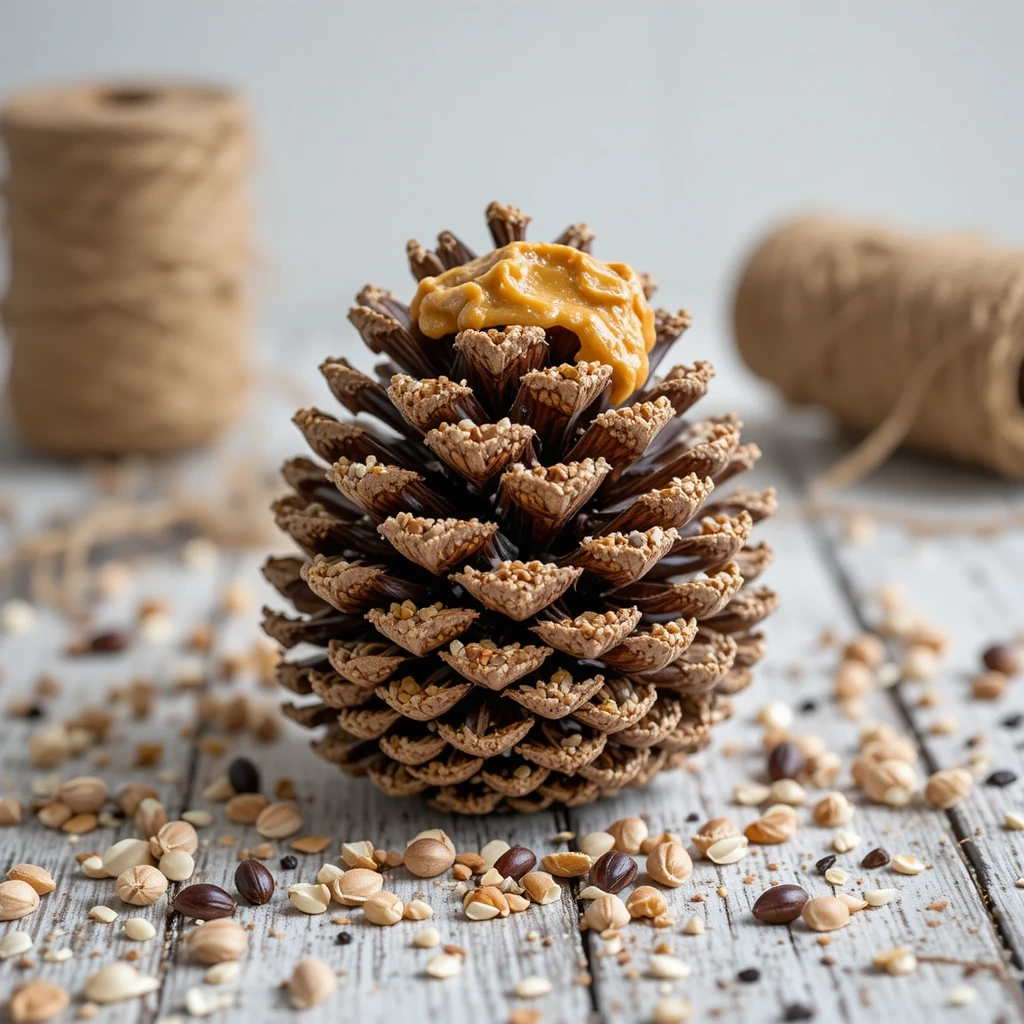 Pinecone Bird Feeder