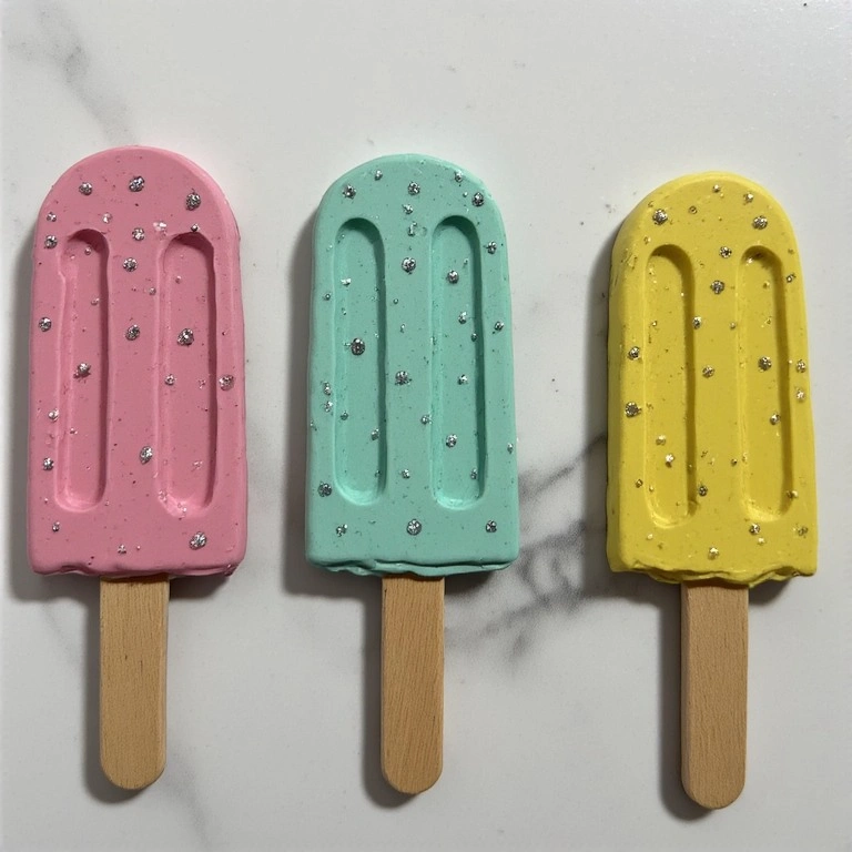 Popsicle Stick Ice Cream Magnet