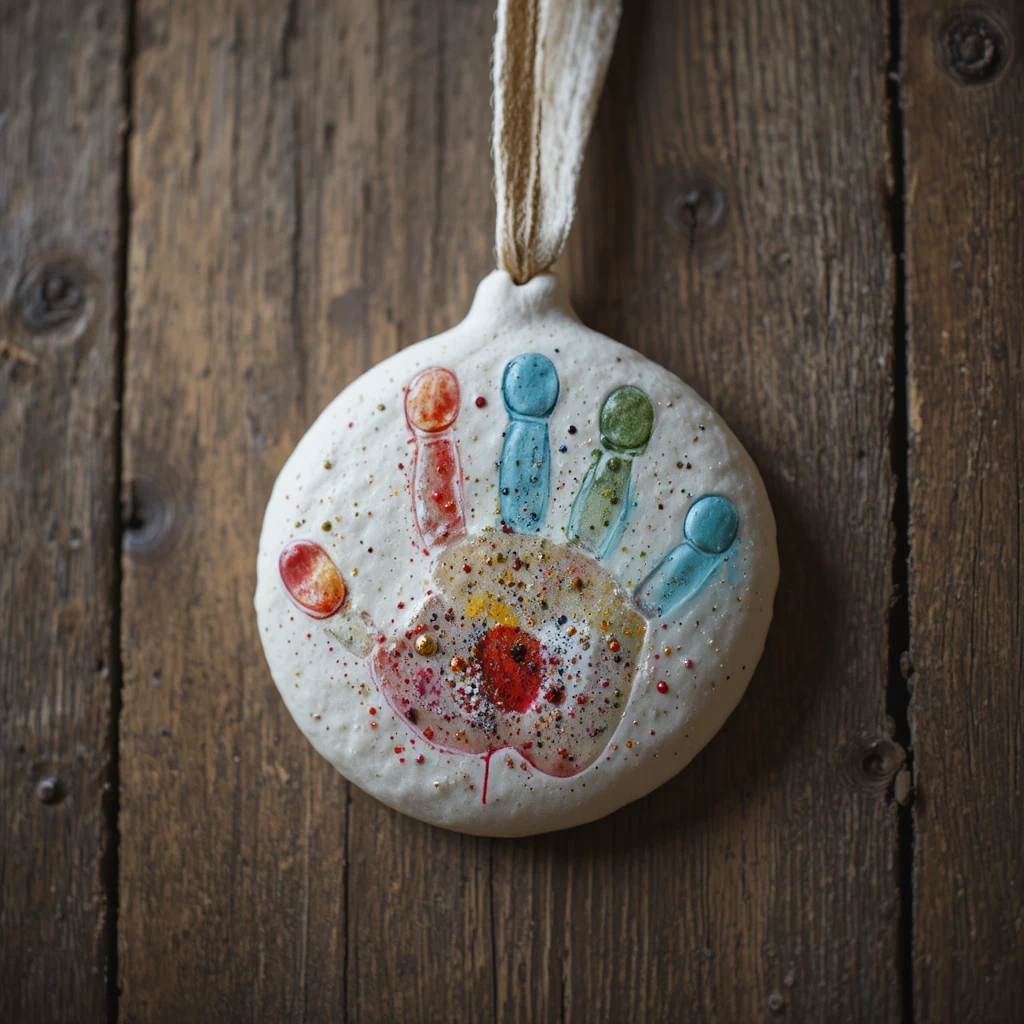 Salt Dough Handprint Keepsake