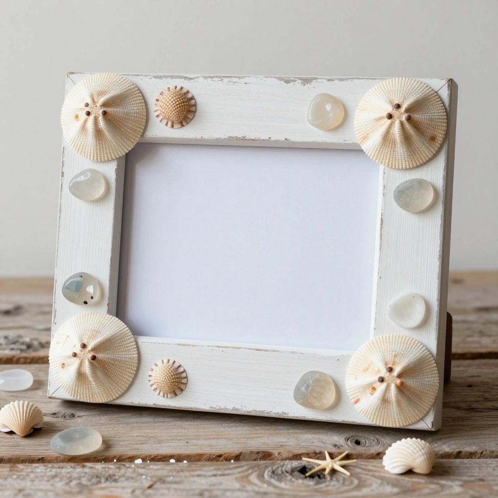 Sand Dollar Photo Frame Accent