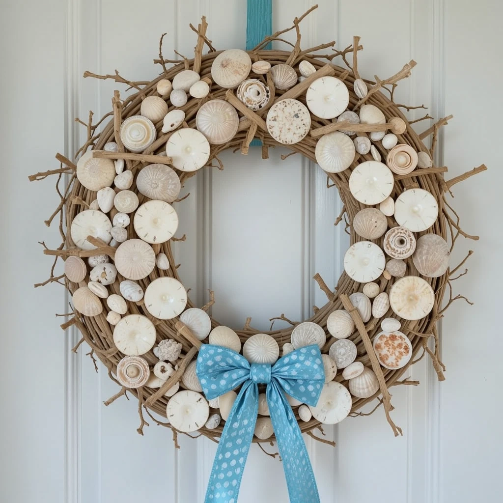 Sand Dollar Wreath