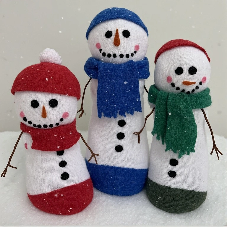 Sock Snowman