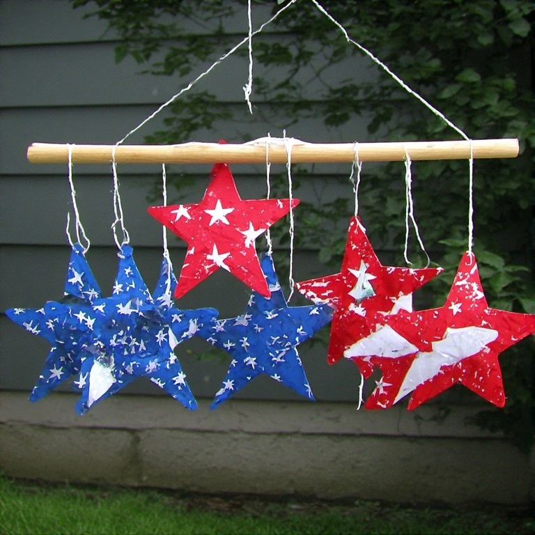 Star-Spangled Wind Spinner