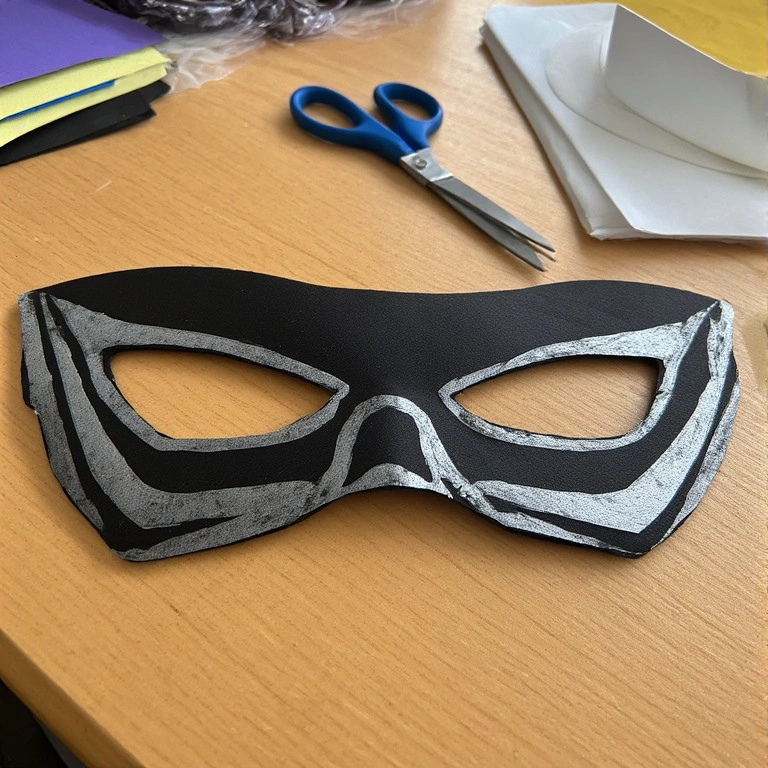 Superhero Mask from Craft Foam