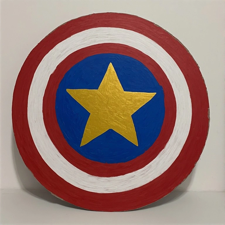 Superhero Shield from Cardboard