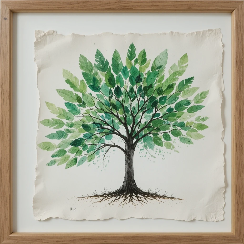 Thumbprint Tree Artwork