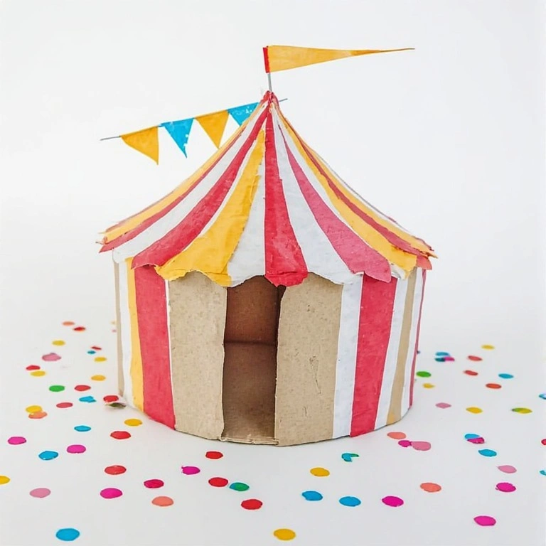Toilet Roll Circus Tent