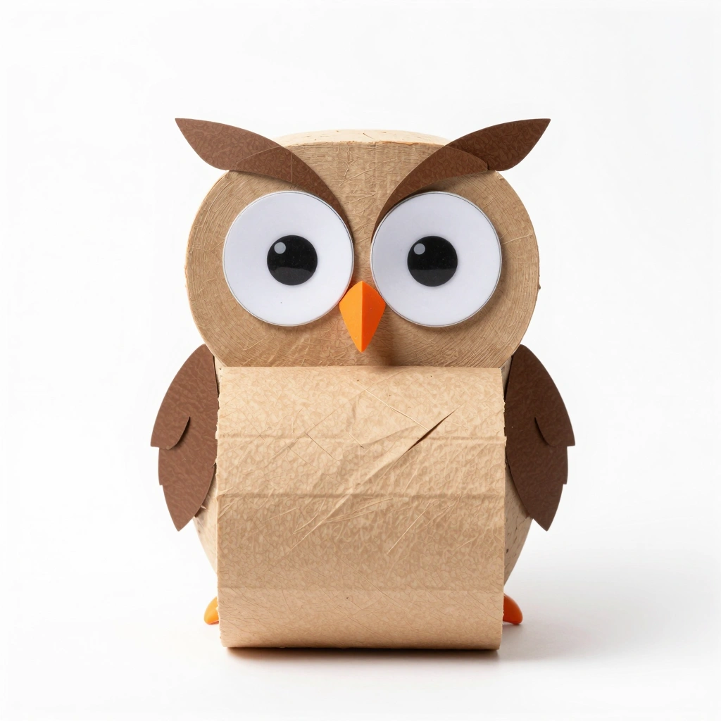 Toilet Roll Owl