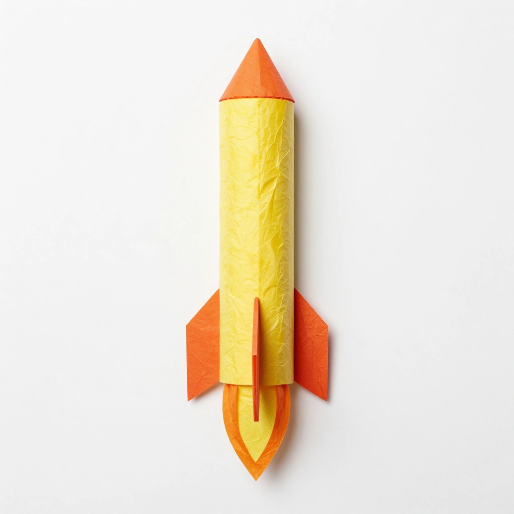Toilet Roll Rocket Ship