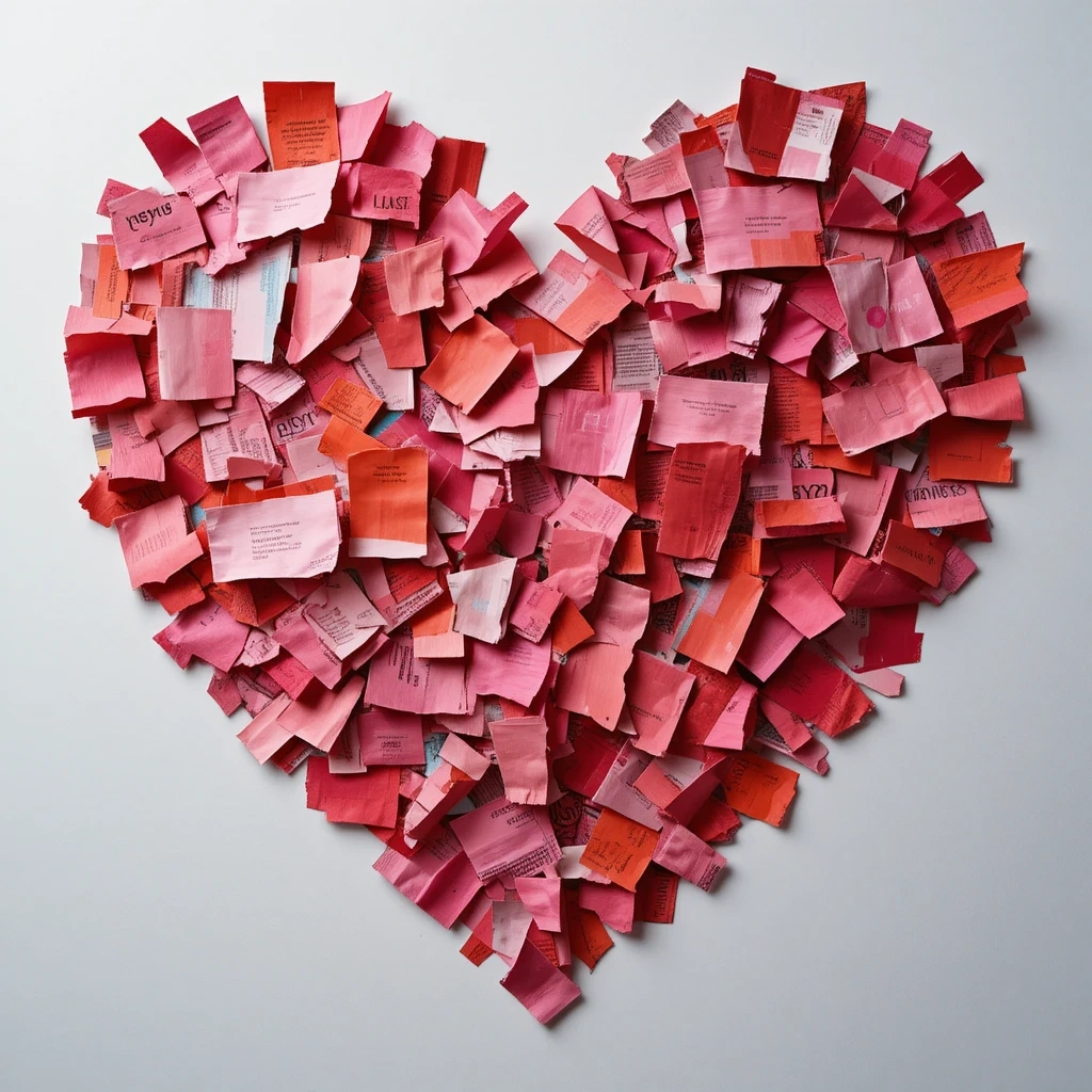 Torn Paper Mosaic