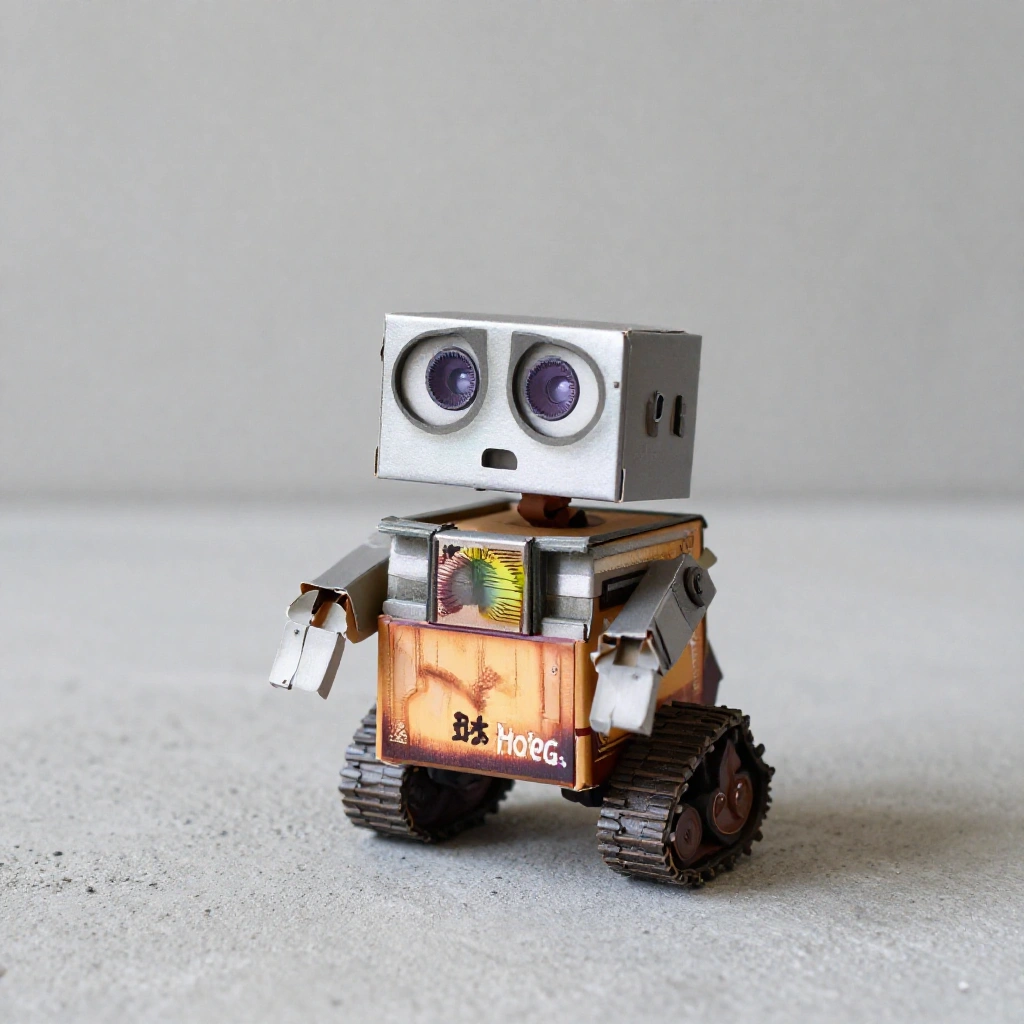 Wall-E Cardboard Robot Craft
