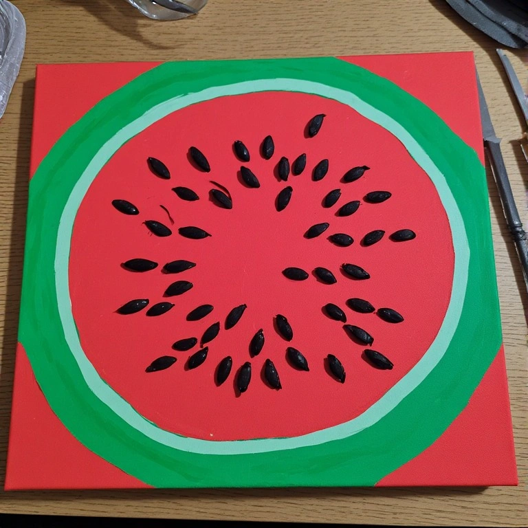 Watermelon Seed Art