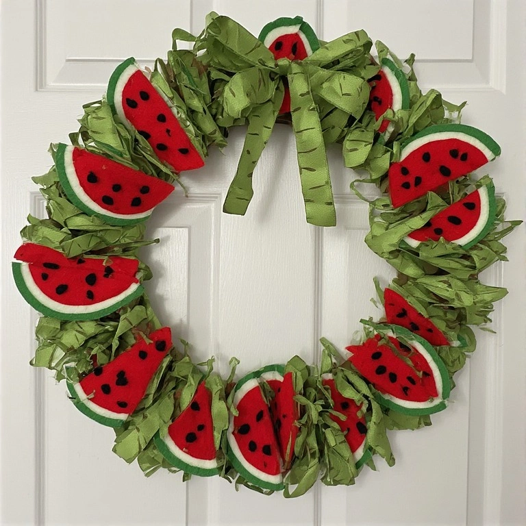Watermelon Wreath