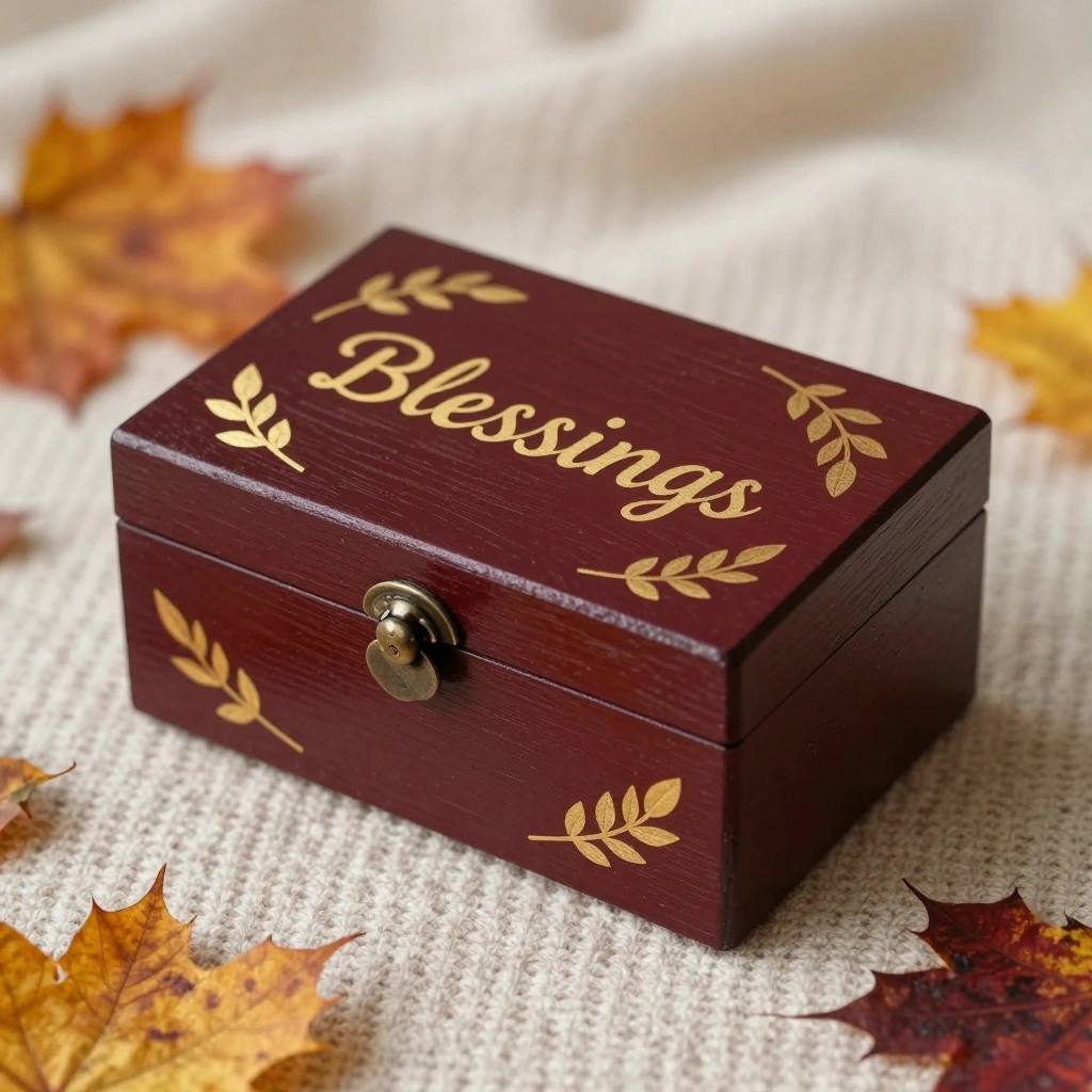Wooden Blessing Box