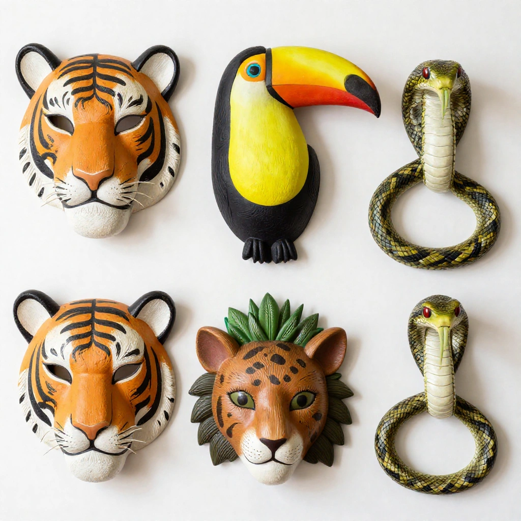 Jungle Animal Masks