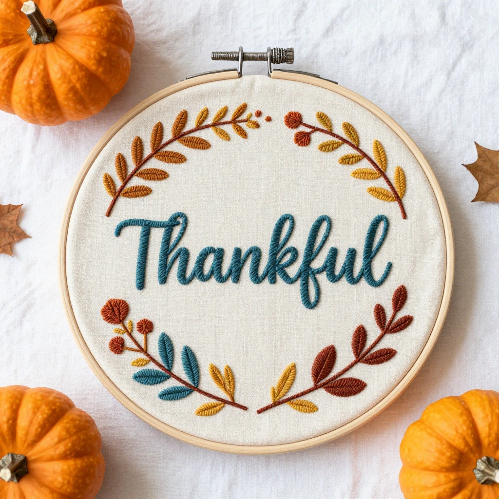 Fall Embroidery Designs Crafts