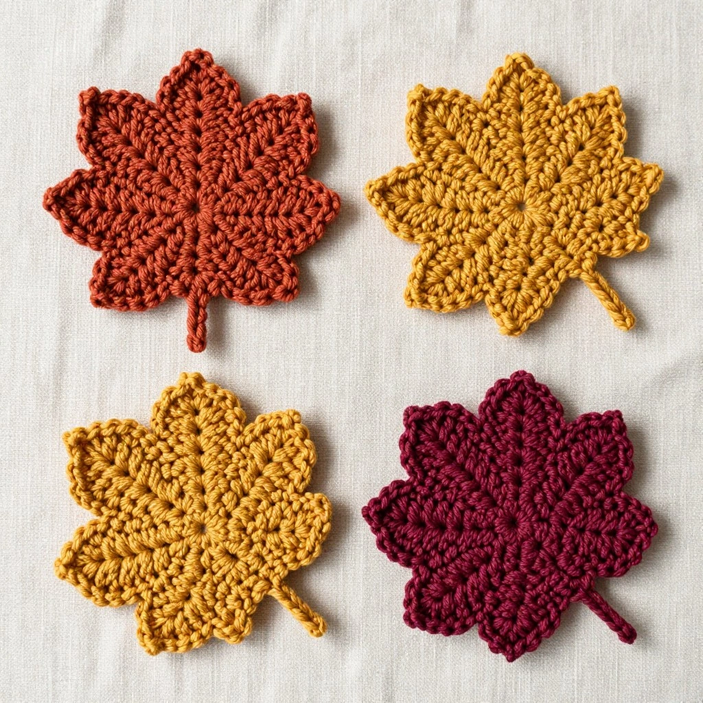 Fall Leaf Coasters