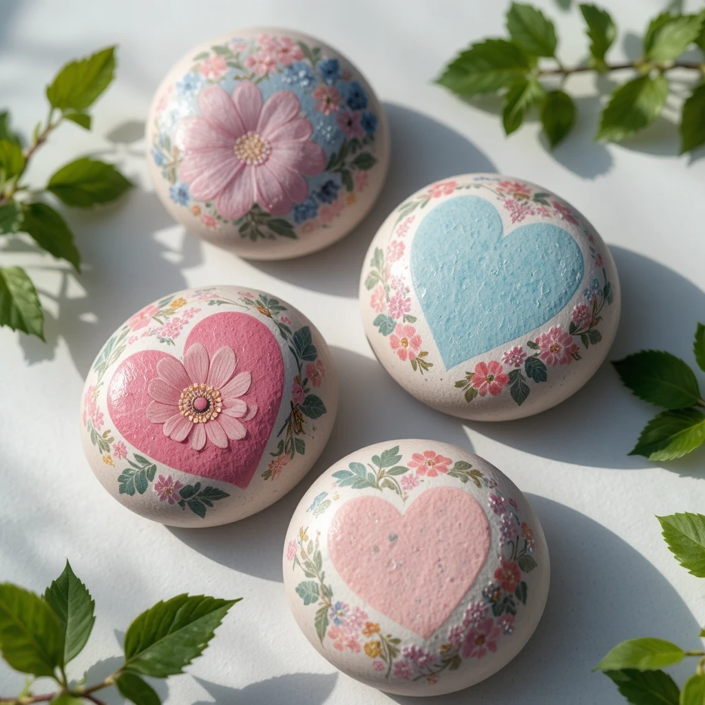 Painted Rock Paperweight