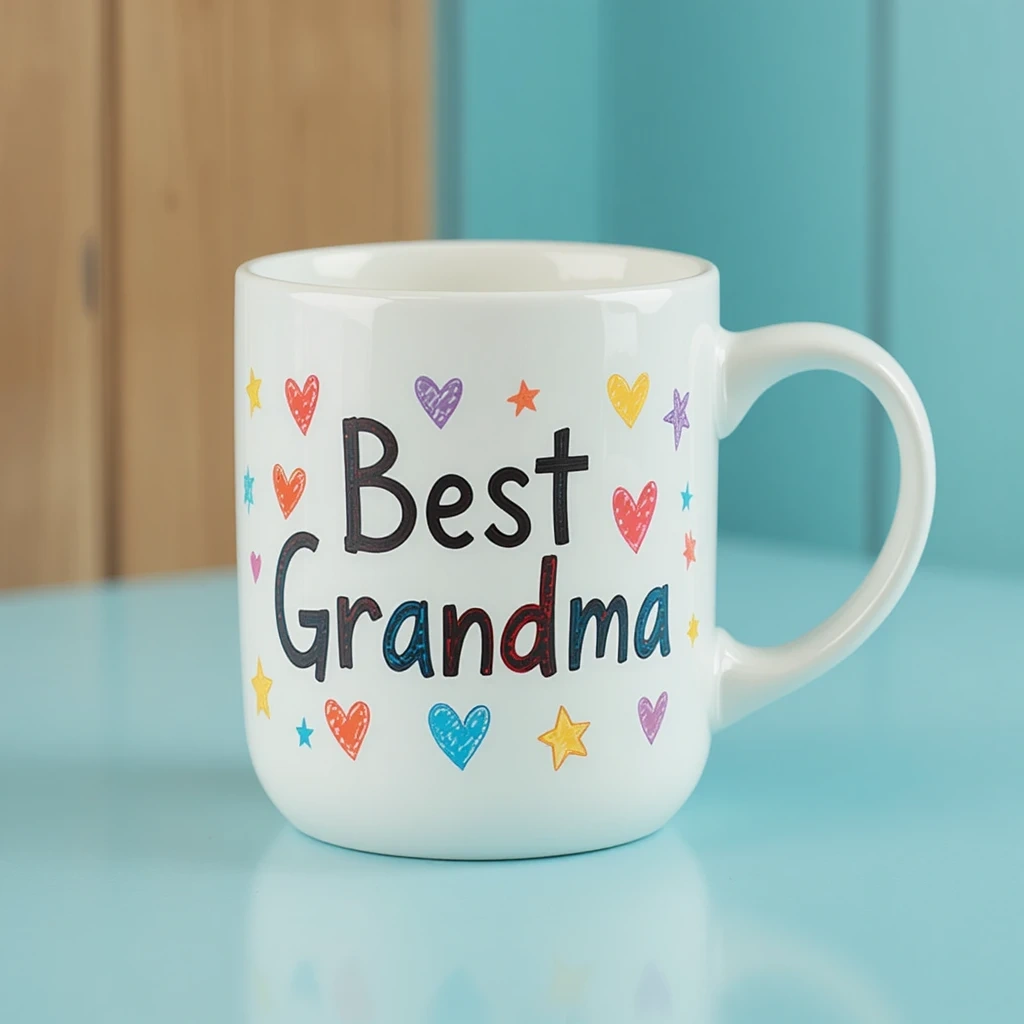 Personalized Mug with Sharpie Art
